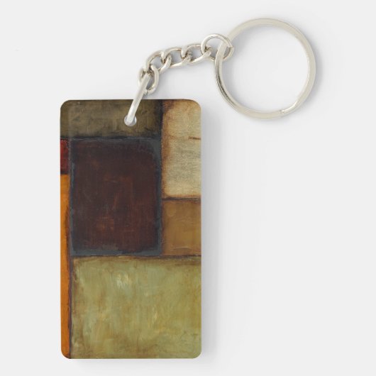 Autumnal Impressionist van Jennifer Goldberger Sleutelhanger (achterkant)