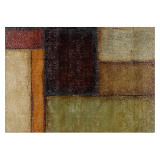 Autumnal Impressionist van Jennifer Goldberger Snijplank (Voorkant)