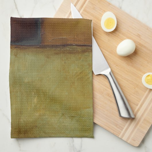 Autumnal Impressionist van Jennifer Goldberger Theedoek (Quarter Fold)