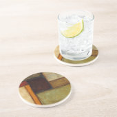 Autumnal Impressionist van Jennifer Goldberger Zandsteen Onderzetter (Zijkant)