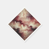 Autumnal Marble Harvest Wine Decoupage Servetten (Hoek)