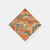 Autumnal Marble Pumpkin Spice Decoupage Servetten (Hoek)