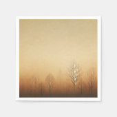 Autumnal Ombre Aardse Bruine Decoupage Servetten (Voorkant)