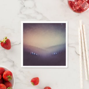 Autumnal Ombre Dusky Morning Decoupage servetten