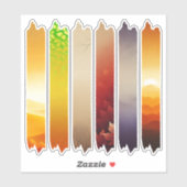Autumnal Ombre Washi Tape Scrapbooking Stickers (Vel)