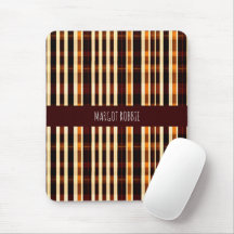 Autumnal Plaid Sinaasappel Zwart Geometrisch Patro