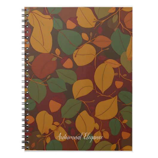 Autumnal Sentiments Notitieboek (Voorkant)