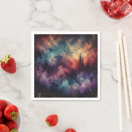 Autumnal Twilight Herfst Distressed Ink Decoupage Servet