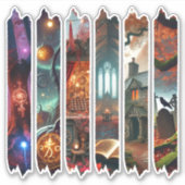 Autumnal Whimsigoth Enchanted Washi Tape Scrapbook Sticker (Voorkant)