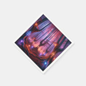 Autumnal Whimsigoth Twilight Forest Decoupage Servet (Hoek)