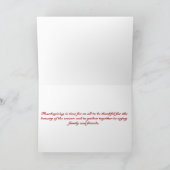 Autumn's Bounty Thanksgiving Greeting Feestdagen Kaart (Binnen)