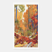 Autumn's Garland, beroemd schilderij, Napkins Servet (Voorkant)