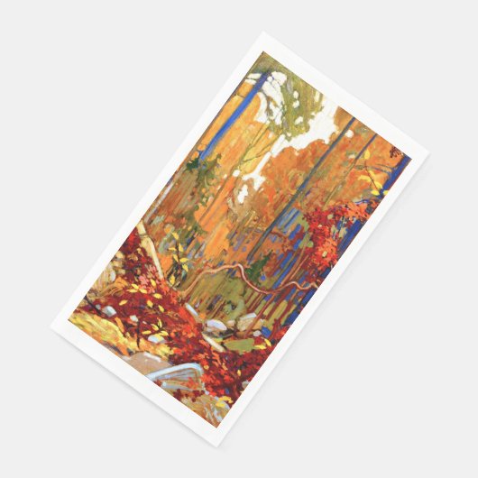 Autumn's Garland, beroemd schilderij, Napkins Servet (Hoek)