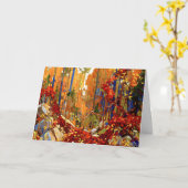 Autumn's Garland, kleurrijk landschap Kaart (Gele Bloem)