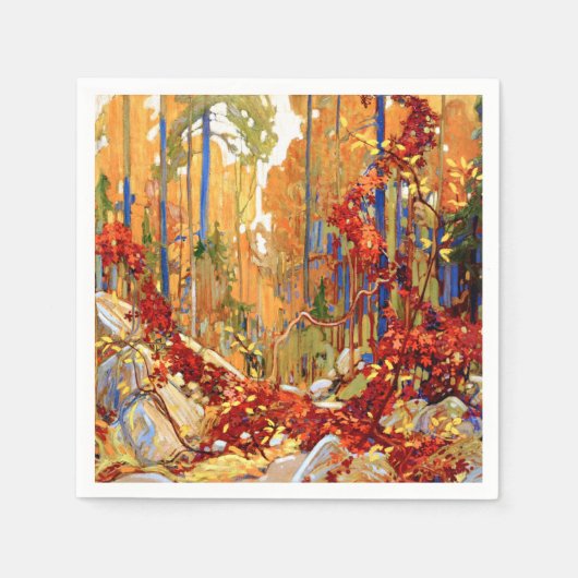 Autumn's Garland van Tom Thomson Servet (Voorkant)