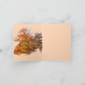 "Autumn's Greetings" Card Kaart (Binnen)