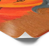 "Autumn's Herfst" Acrylverf 20x20 Poster (Hoek)