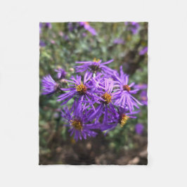 Autumn's Purple Glow Fleece Deken