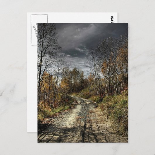 Autumns Road Briefkaart (Voorkant / Achterkant)