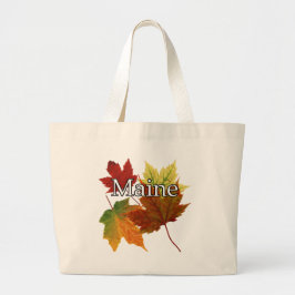 AUTUMNVERLATEN IN MAÏNE GROTE TOTE BAG