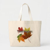 AUTUMNVERLATEN IN WASHINGTON GROTE TOTE BAG (Voorkant)