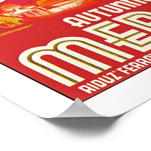 Autunno a Merano Poster (Hoek)