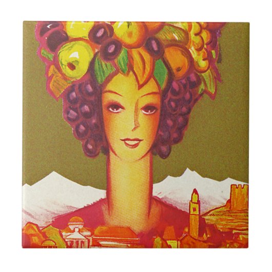 Autunno a Merano Tegeltje (Voorkant)