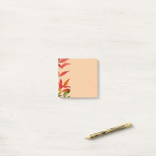 Auute Autumn vertrekt kunststofpapier Post-it® Notes (Op bureau)