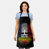 Auvergne Auvergnat French Tree Roots Flag Schort (Gedragen)