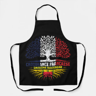 Auvergne Auvergnat French Tree Roots Flag Schort