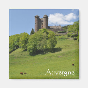 Auvergne chateau magneet