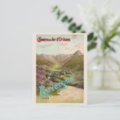 Auvergne France Vintage Poster 1898 Briefkaart (Staand voorkant)