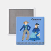 AUVERGNE, Frankrijk Magneet (Voorkant / Achterkant)