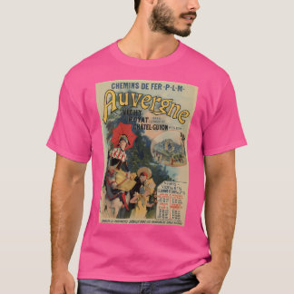 Auvergne Franse Reizen Adverteren T-shirt