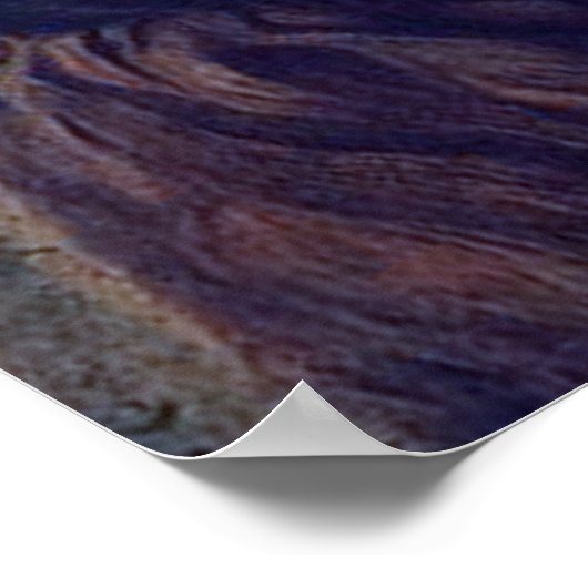 Auvergne, Mountain Road, Frankrijk Poster (Hoek)