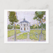 Auvers Town Hall 14 juli 1890, Vincent van Gogh Briefkaart (Voorkant)