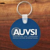 AUVSI Donkere Logo Sleutelhanger (Voorkant)