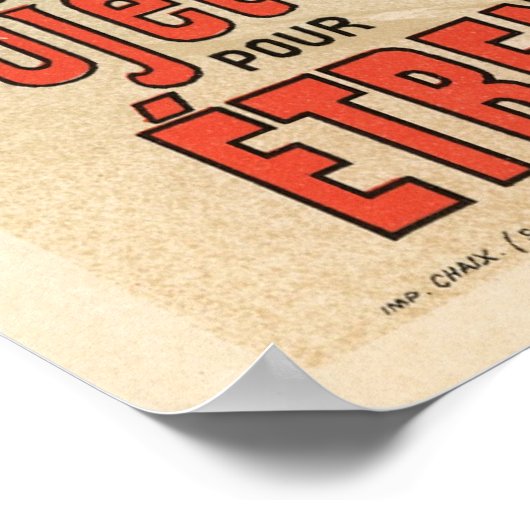 Aux Buttes Chaumont Poster (Hoek)