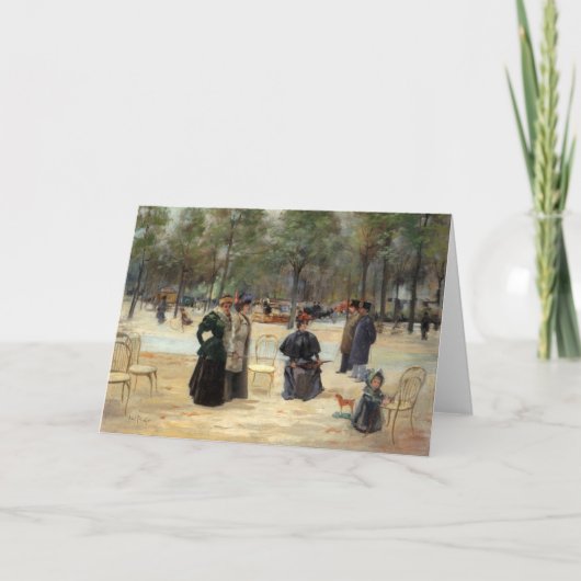 Aux Champs-Élysées | Louis Abel-Truchet Kaart (Voorkant)