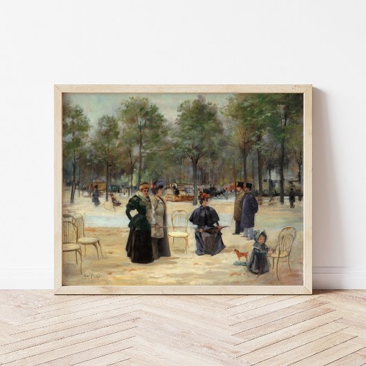 Aux Champs-Élysées | Louis Abel-Truchet Poster