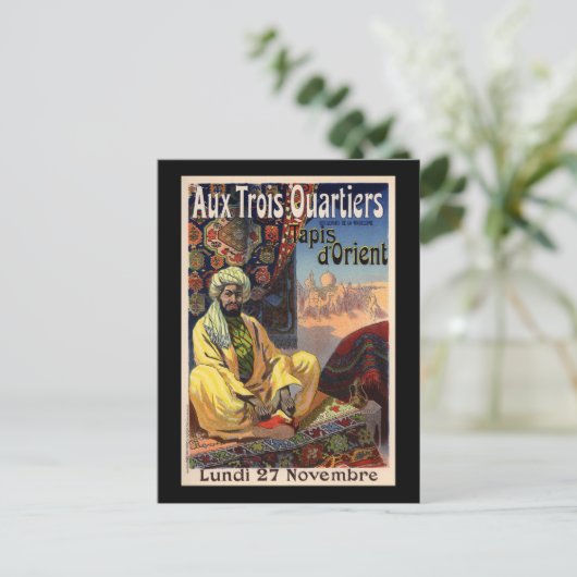 Aux Trois Quartiers Briefkaart (Staand voorkant)