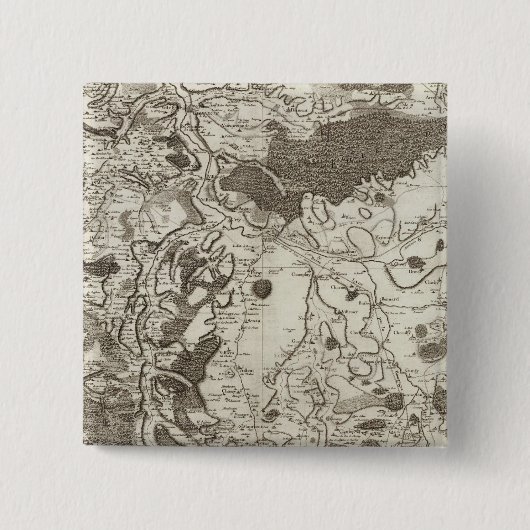 Auxerre Vierkante Button 5,1 Cm (Voorkant)