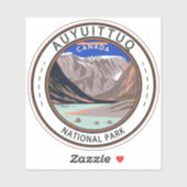 Auyuittuq National Park Canada Travel Art  Sticker (Vel)