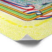 Auz Fleurs D' Alsace Soap LabelParis, Frankrijk Poster (Hoek)