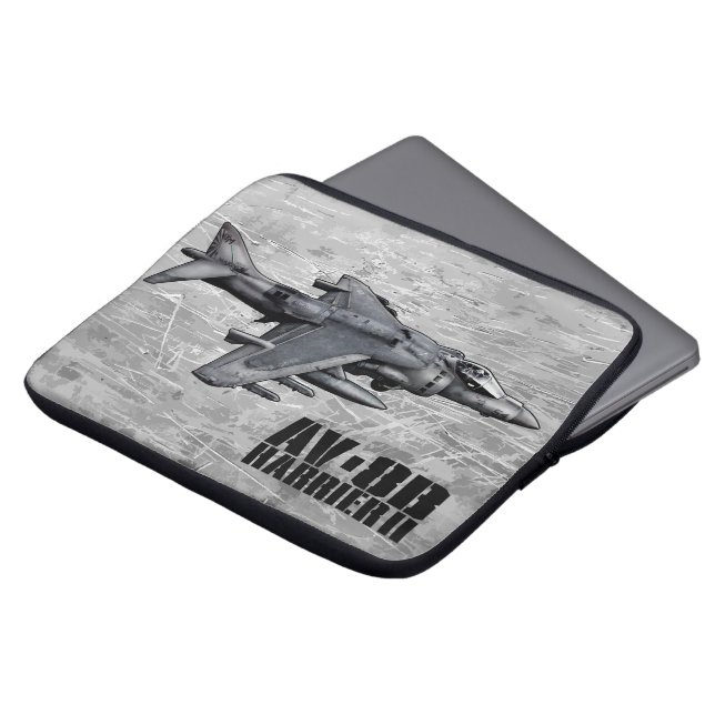 AV-8B Harrier II Laptop Sleeve (Voorkant top)
