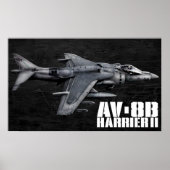 AV-8B Harrier II Poster (Voorkant)
