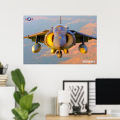 AV-8B HARRIER II POSTER (Thuiskantoor)