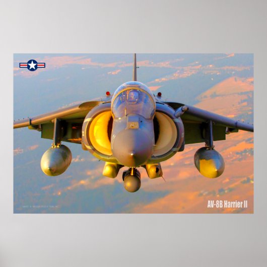 AV-8B HARRIER II POSTER (Voorkant)