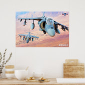 AV-8B HARRIER II POSTER (Keuken)