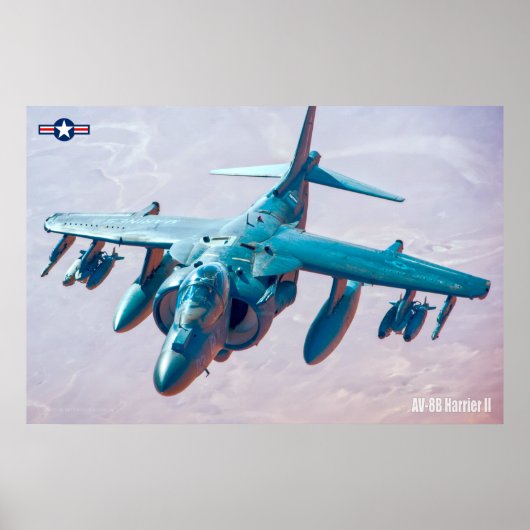 AV-8B HARRIER II POSTER (Voorkant)